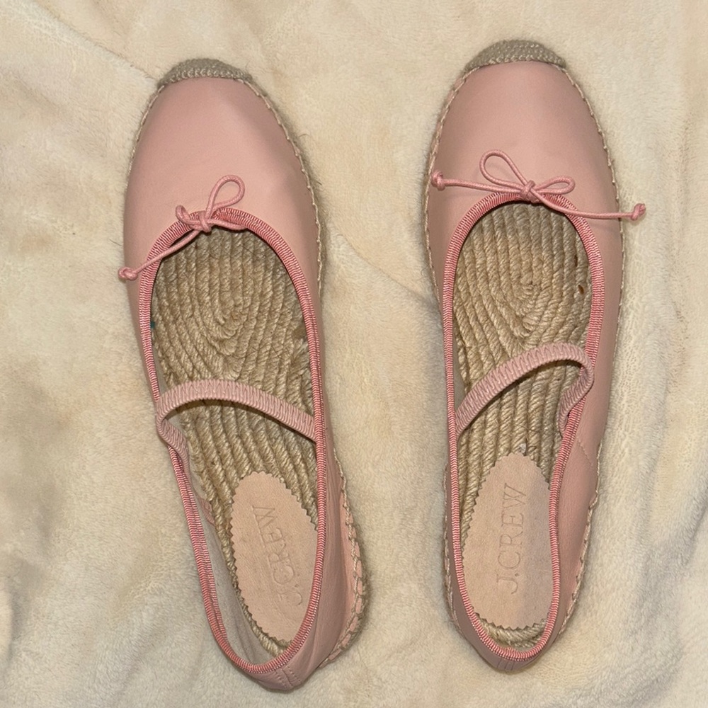 Jcrew espadrilles ballet pink size 11